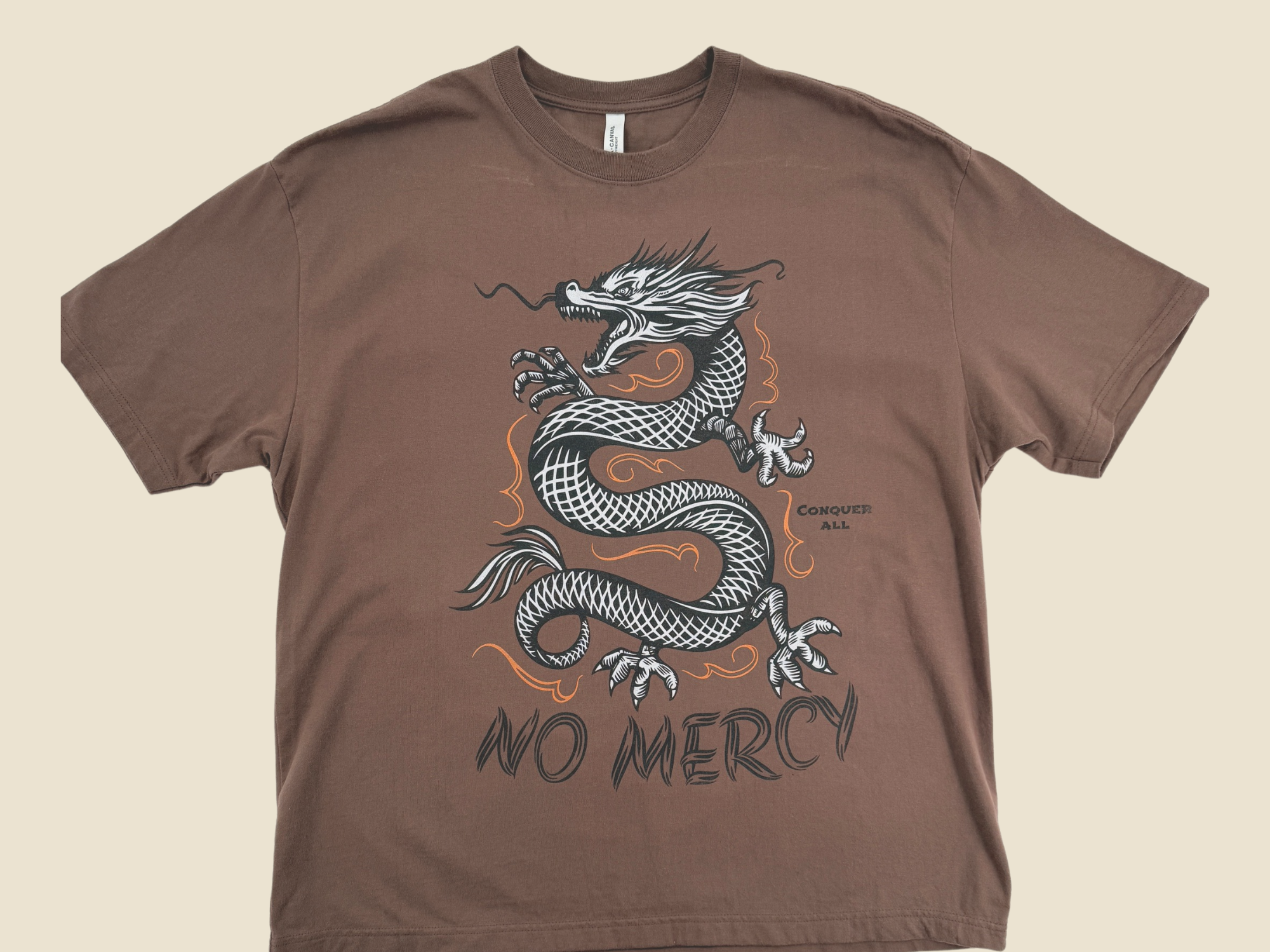 “No Mercy” Dragon Graphic Tee