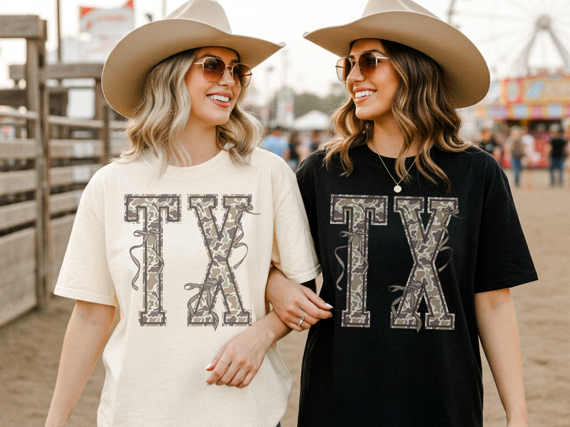 Texas TX Camo Graphic T-Shirt