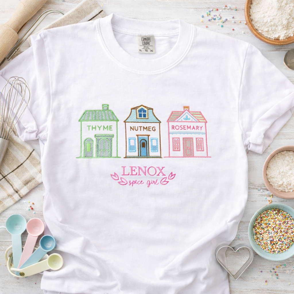 Spice Girl – Embroidered Tee