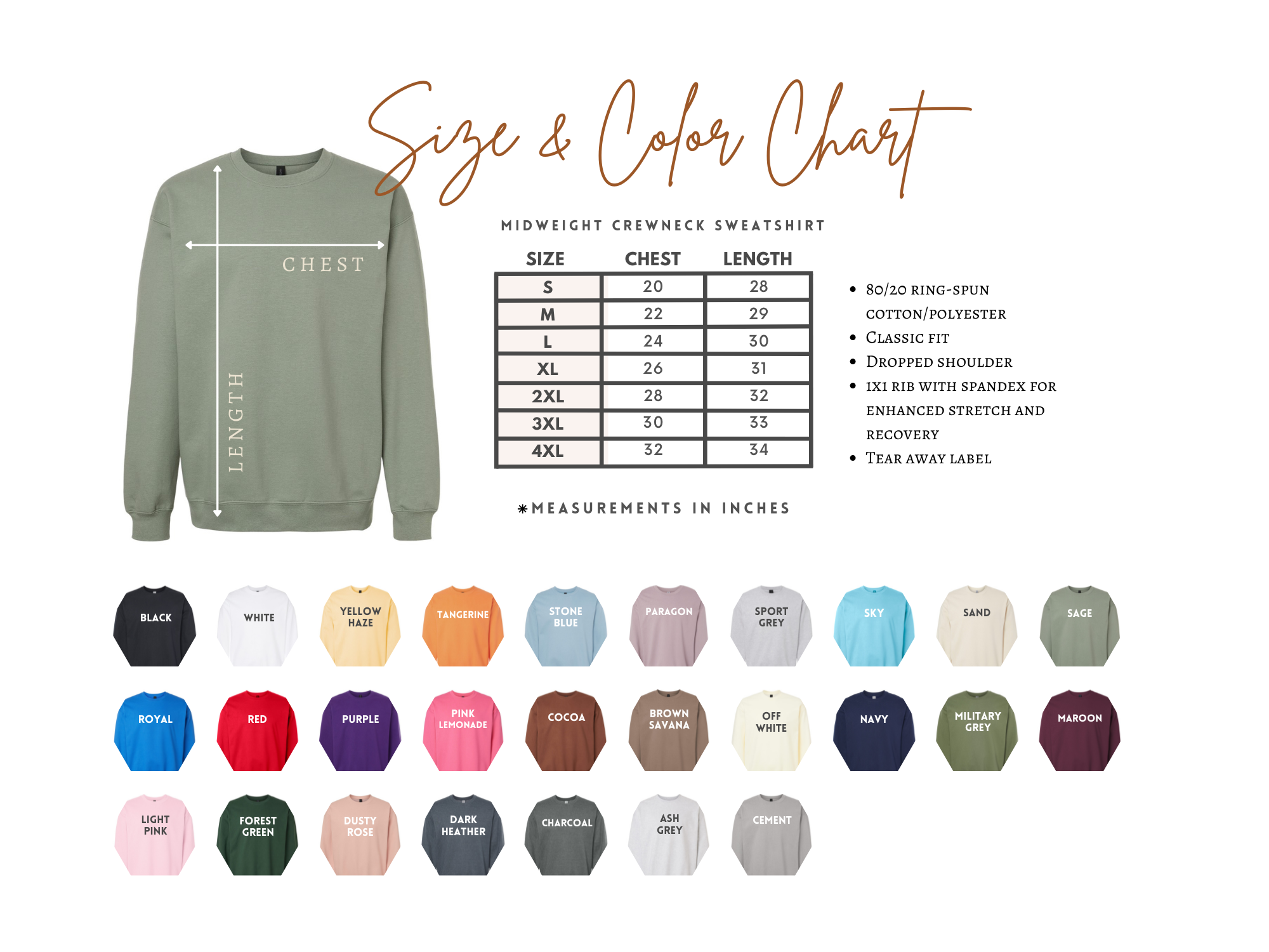 Lucky Charm Embroidered Crewneck Sweatshirt