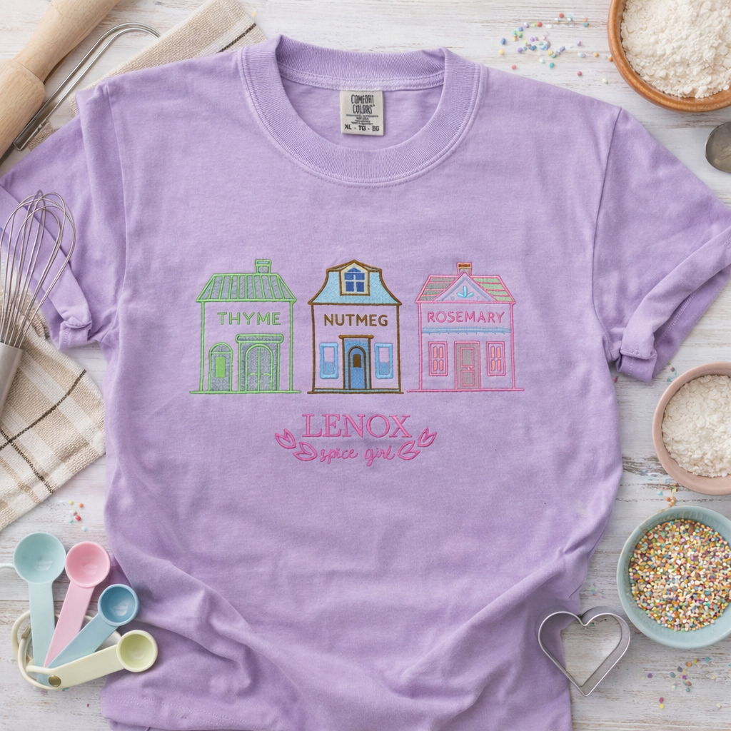 Spice Girl – Embroidered Tee