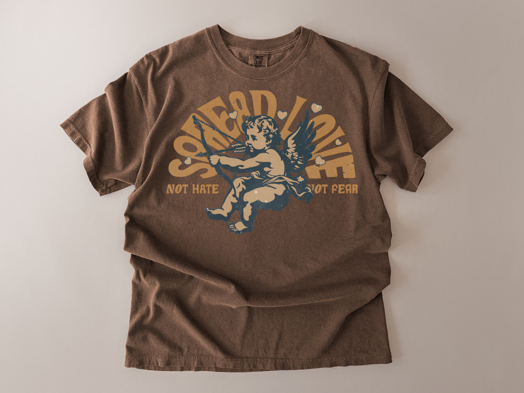 Spread Love Angel Graphic T-Shirt